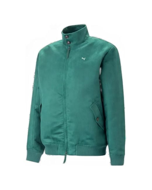 PUMA Green Veste Bomber Mmq Harrington for men