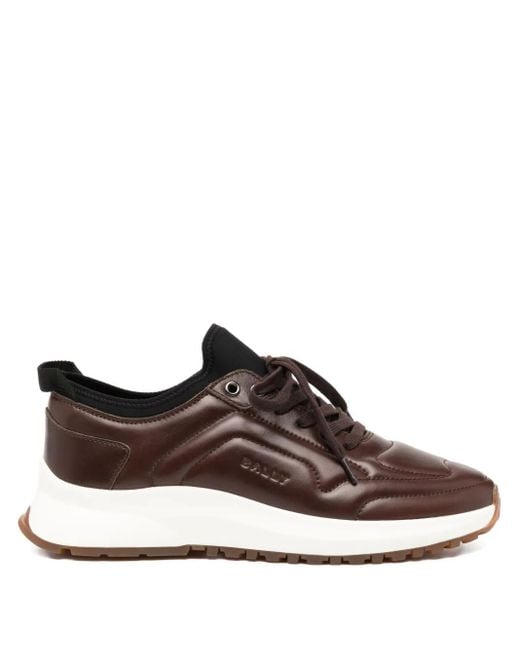 Bally Brown Danyk Low-Top Trainer for men