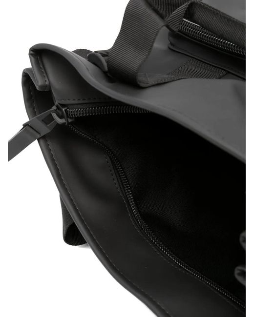 Rains Black Texel Tote Backpack for men