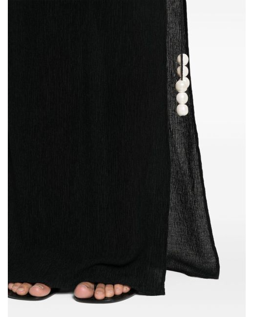 Falda con diseño asimétrico Magda Butrym de color Black