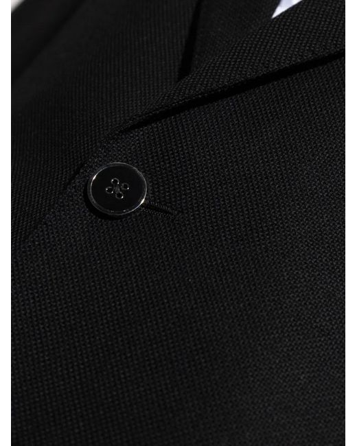 Dolce & Gabbana Black Wool Single-Breasted Blazer for men