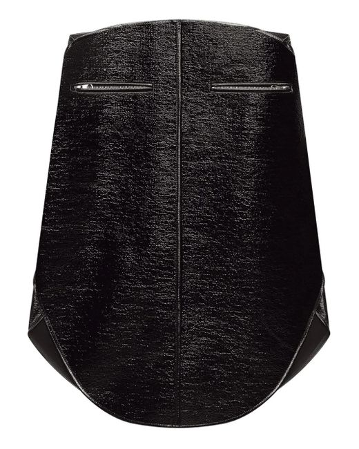 Courreges High Waist Rok in het Black