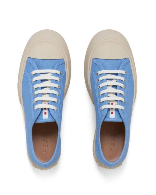 Marni Blue Pablo Canvas Sneakers for men
