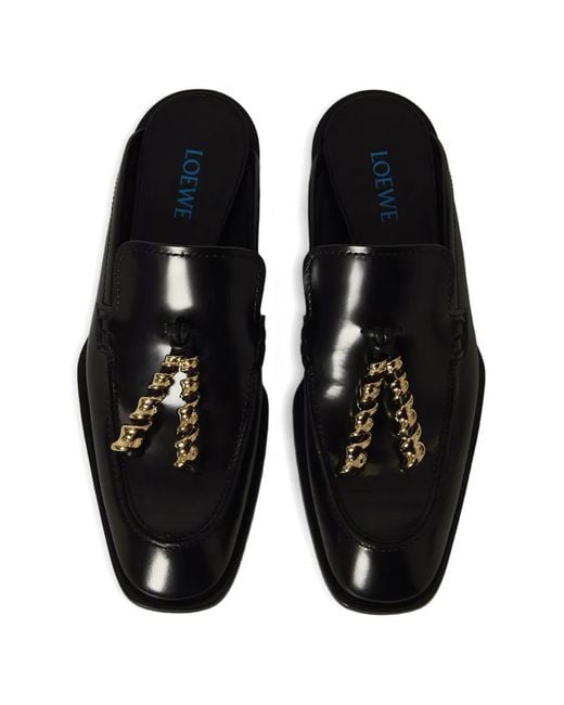 Loewe Black Edge Mules