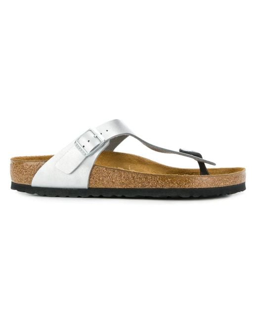 Birkenstock Metallic Sandals Silver