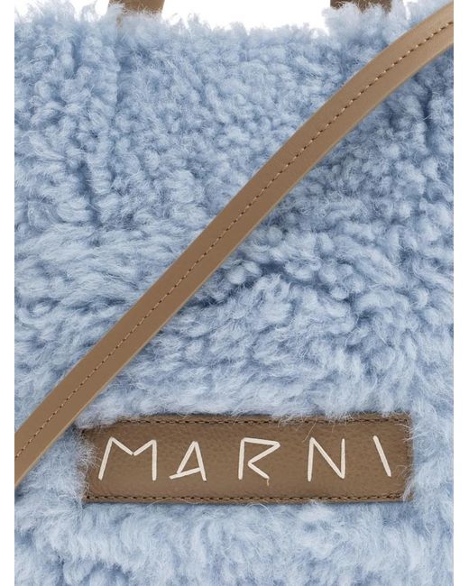 Borsa Tote di Marni in Blue