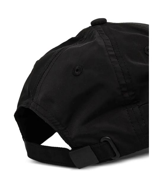 EA7 Black Logo-Patch Baseball Cap