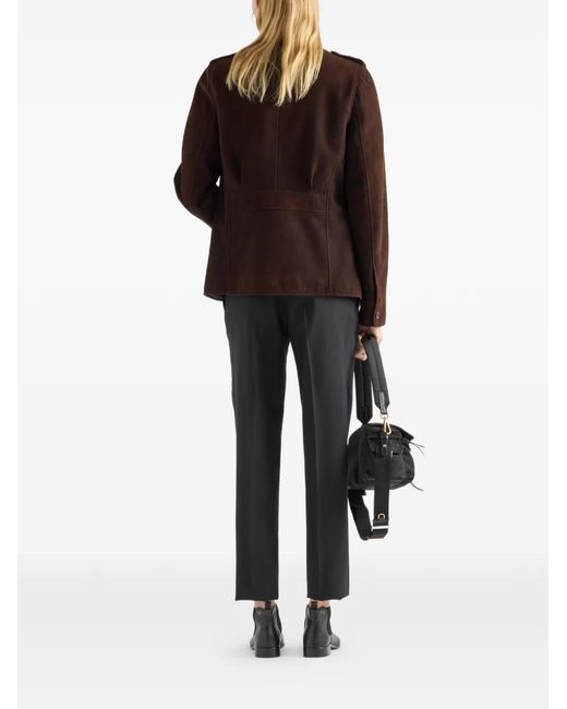 Prada Brown Suede Jacket