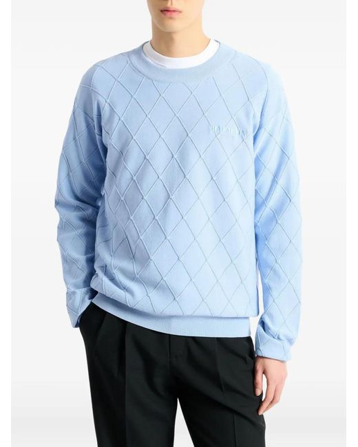 Balmain Vintage Gebreide Trui in het Blue voor heren