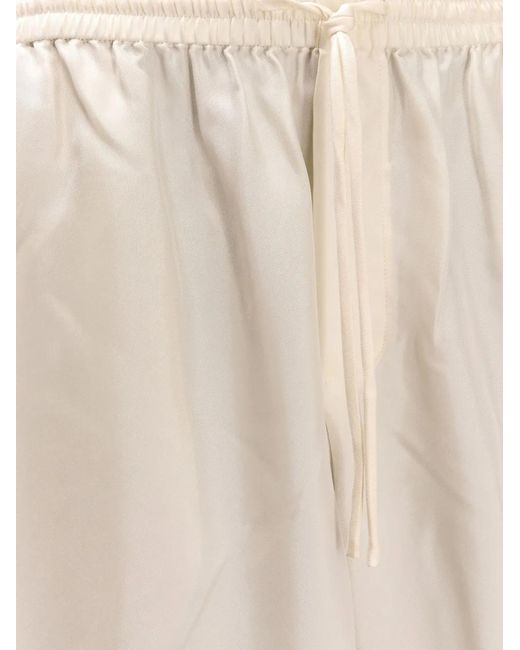 Rohe Natural Elasticated Drawstring Trousers