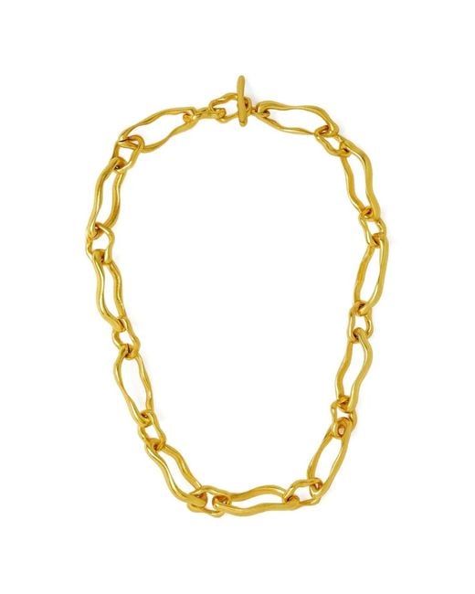 Ottoman Hands Metallic Etta Chain-Link Necklace