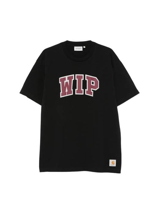 Carhartt Black Short Sleeves 'Wip Iii' Organic Cotton T-Shirt for men