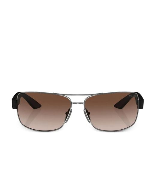 Prada パイロット サングラス Brown