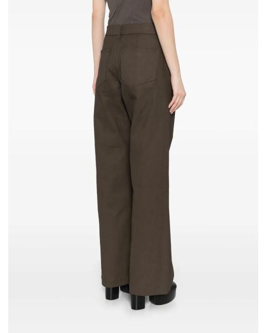 Rick Owens Brown Geth Jeans