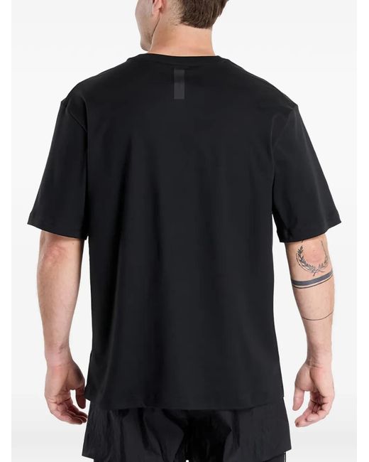 Adidas Black T-Shirt Technique À Coupe Ample for men