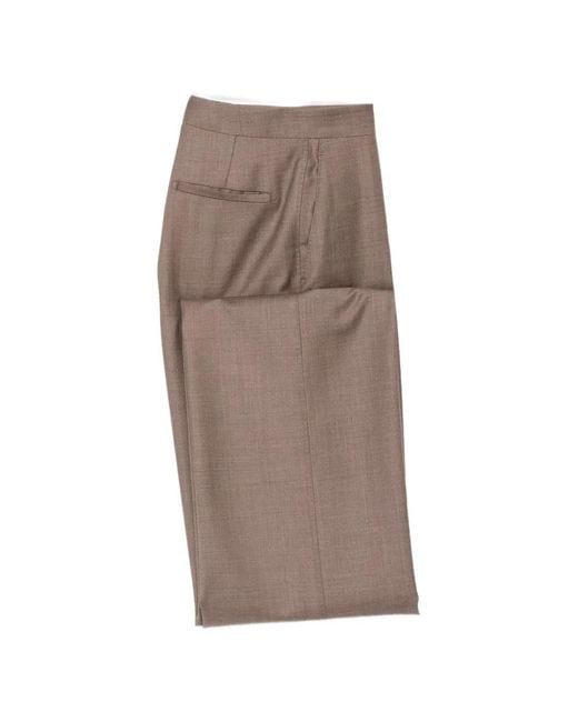 Tagliatore Brown Double-Breasted Suit