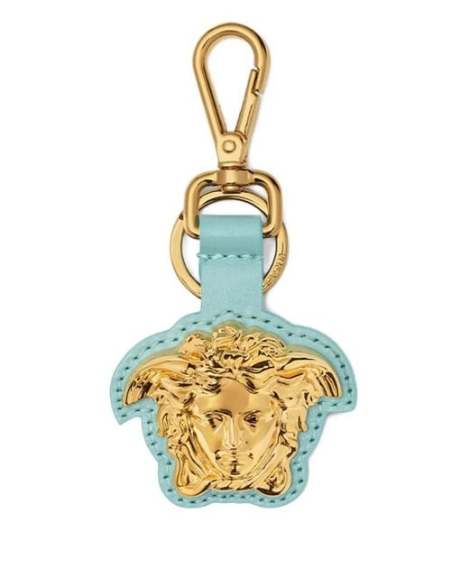 メンズ Versace ラ メドゥーサ キーホルダー Metallic