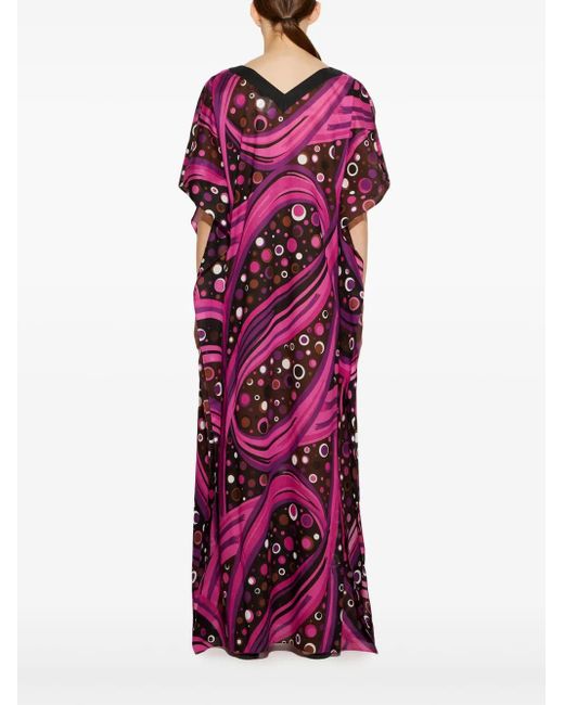 Emilio Pucci Fontane カフタン Purple