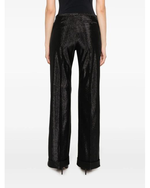 Philosophy Di Lorenzo Serafini Broek Met Metallic-Effect in het Black