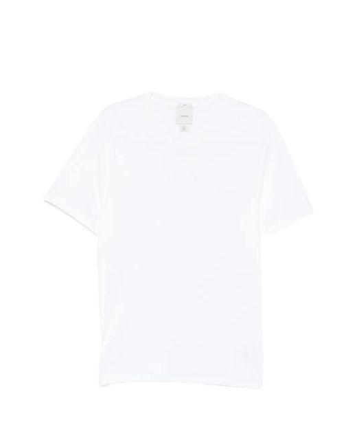 Calvin Klein White T-Shirt À Patch Logo for men