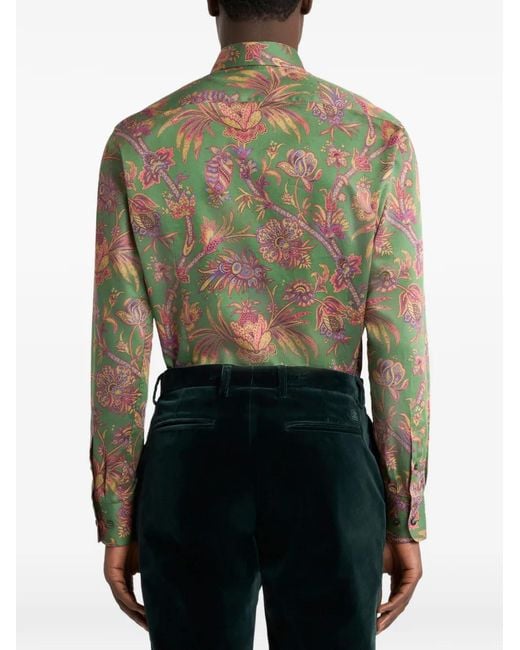 Etro Green Shirt for men