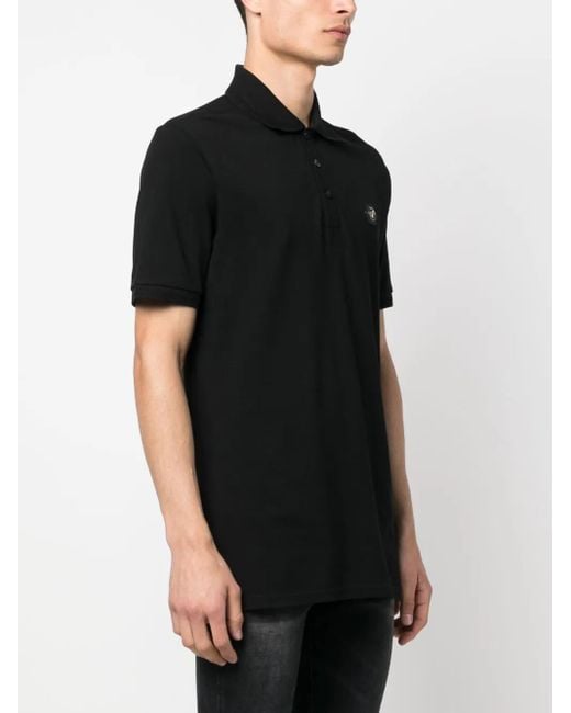 Polo À Patch Logo Philipp Plein pour homme en coloris Black