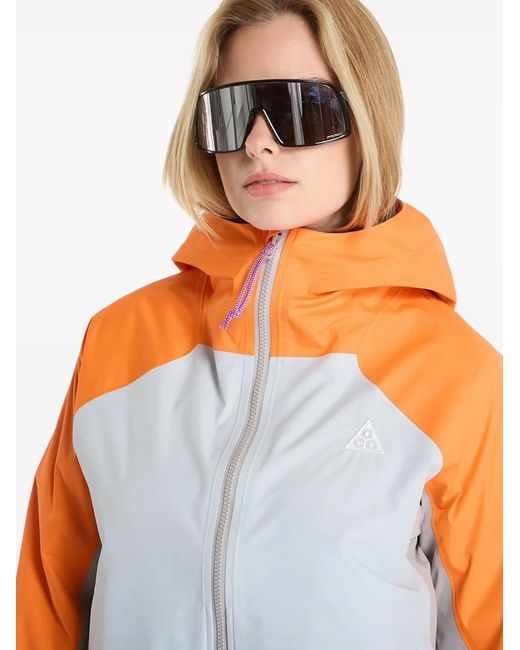 Nike Gray Acg Phantazma Zip-Up Hooded Jacket