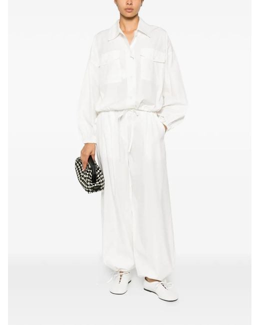 Weekend by Maxmara White Flap-Pocket Button-Up Jacket