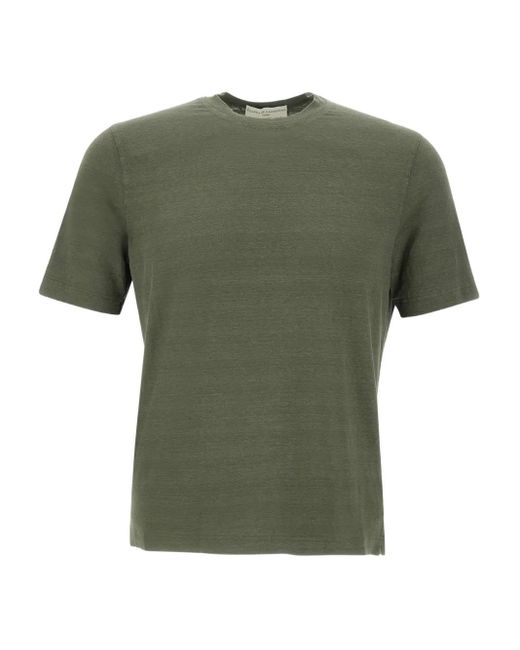 Camiseta de manga larga con cuello redondo FILIPPO DE LAURENTIIS de hombre de color Green