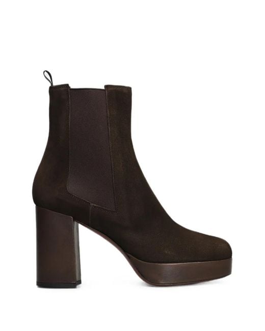 Roberto Festa Brown Melindra Platform Ankle Boots