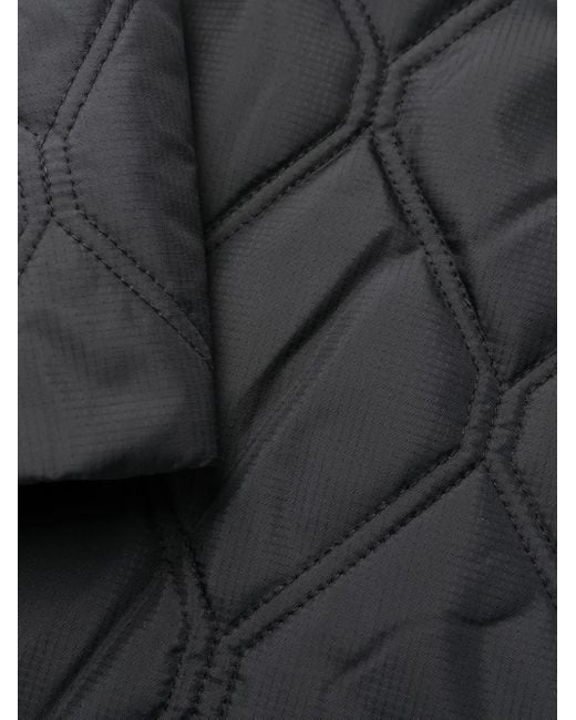 Ganni キルティングコート Black