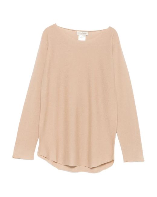 Bruno Manetti Natural Fine-Knit Jumper