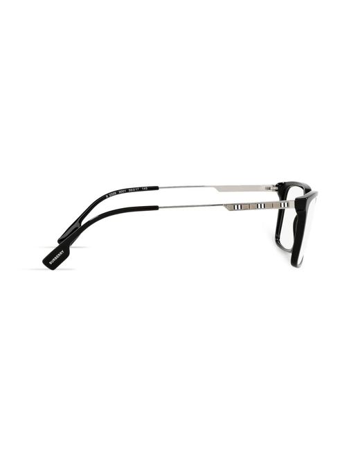Burberry Black Harrington Rectangle-Frame Glasses