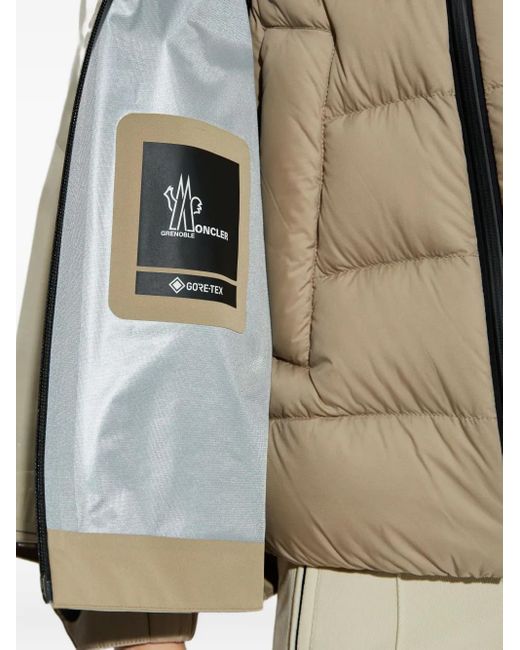 Moncler Natural Button Hooded Jacket