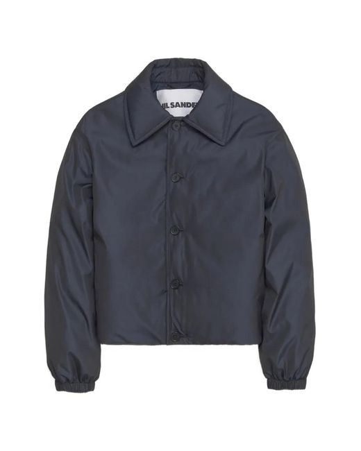 Jil Sander Blue Veste À Coupe Légère for men
