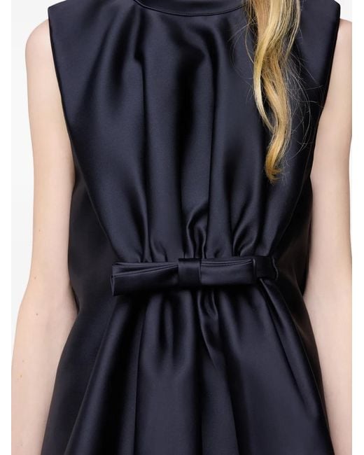 Rabanne Blue Bow Mini Dress