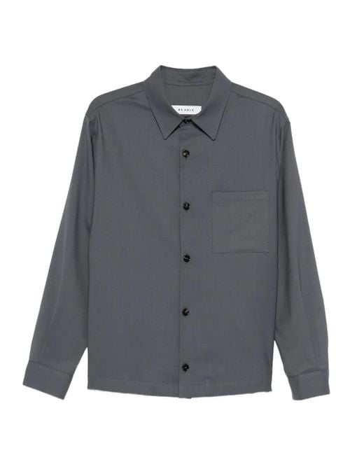 Camisa de manga larga BE ABLE de hombre de color Gray