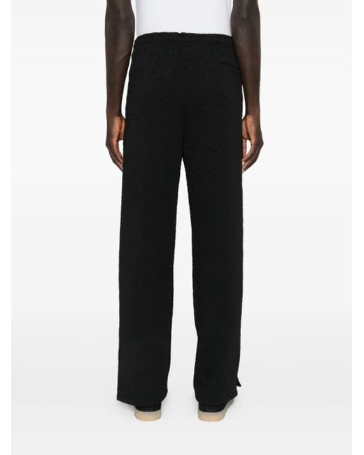 Gcds Black Cotton Trousers for men