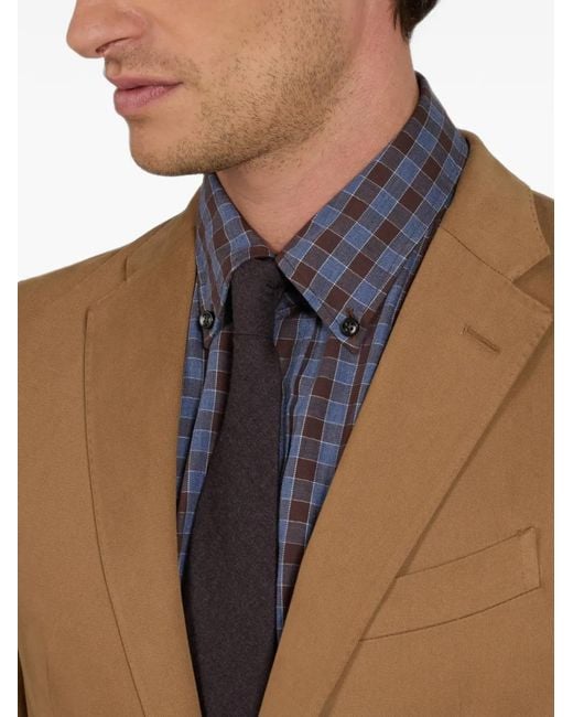Incotex Natural Flexjacket Gabardine Blazer for men