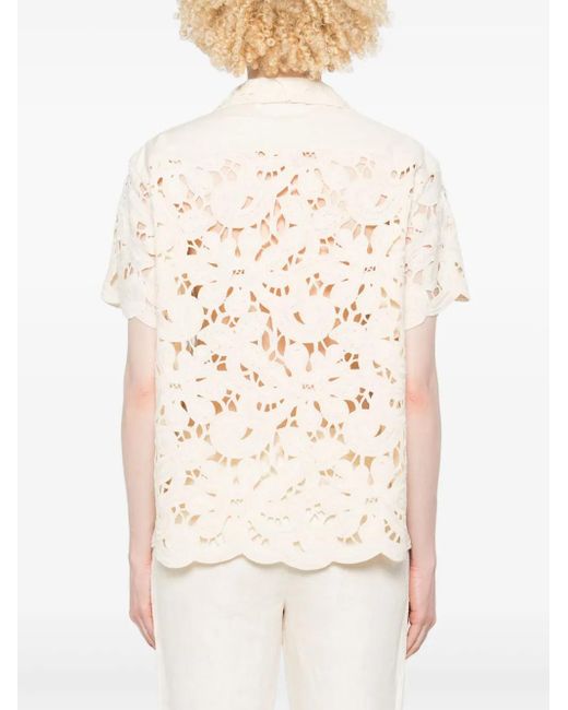 Moncler White 1/2 Lace Bowling