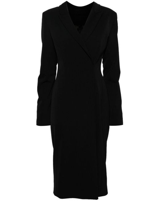 Vestido de manga larga Acne de color Black