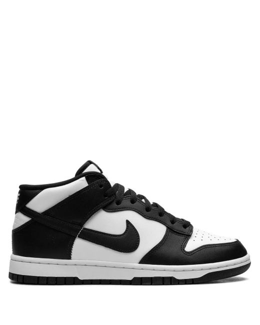 Nike Black Dunk Mid "Panda" Sneakers