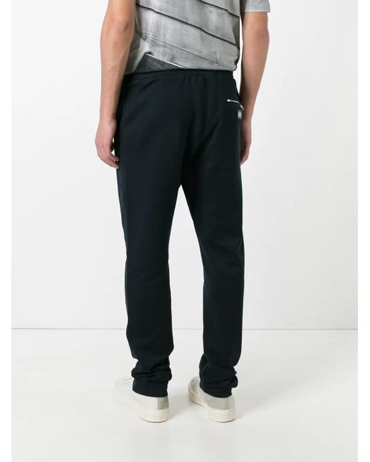 Dolce & Gabbana Blue Drawstring Track Pants for men