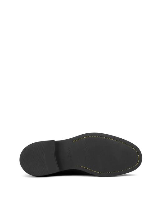 Stringate di Doucal's in Black da Uomo