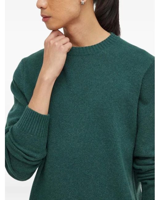 Samsøe & Samsøe Gerippter Pullover in Green für Herren