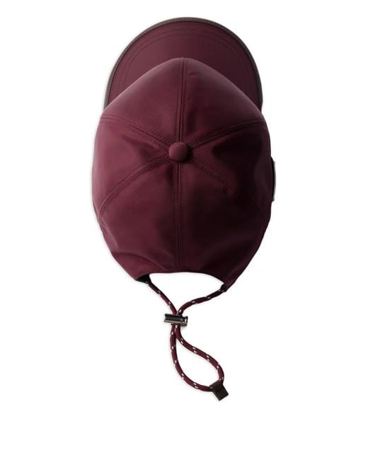 Prada Purple Speedrock Re-Nylon Baseball Cap for men