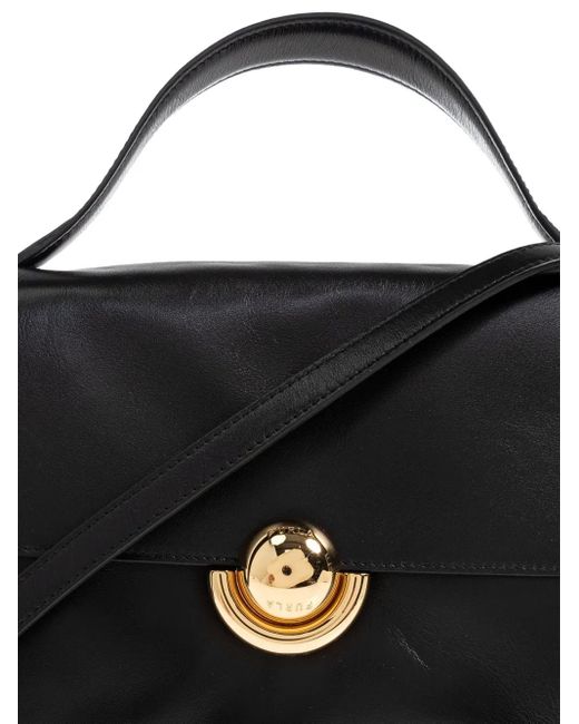 Furla Black Small Domus Tote Bag