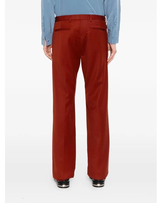 Valentino Garavani Pressed-Crease Tailored Trousers for men