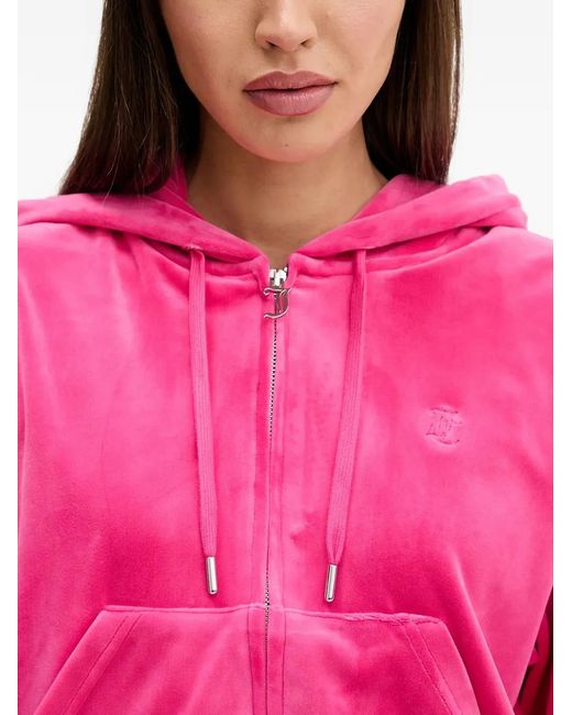 Juicy Couture Pink Zipped Hoodie