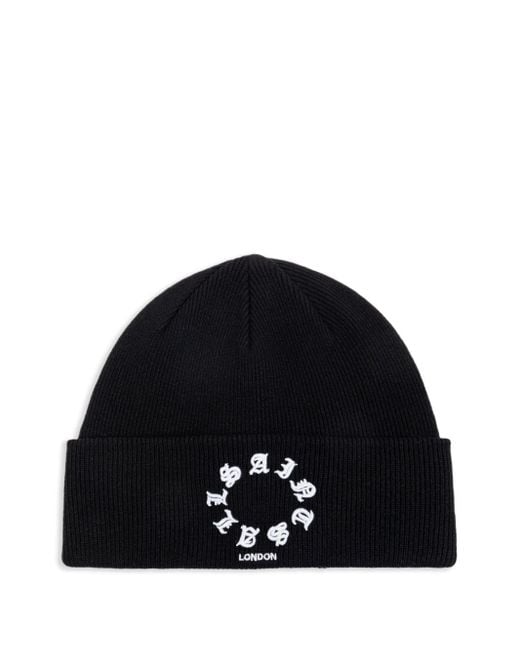 AllSaints Black Gothic Hat for men